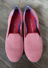 Rothy's Loafer Lollipop Red Retired Print RARE Round Toe Flats womens 7 Photo 0