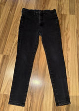 American Eagle Women's 6‎ Short Black Super Hi-Rise Jegging Dream Stretch Jeans Photo 0