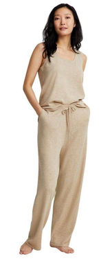NWT State Of Day Womens 2-Pc. Sweater Knit Lounge Set Toasted Peanut Brown XL Photo 0
