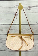 Vintage Dooney & Bourke Pink Signature Mini Shoulder Bag Leather Trim Y2K Photo 0