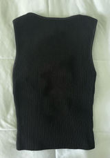aritzia sculpt knit scoop neck back tank size xs Photo 0