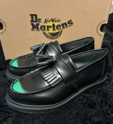 DR MARTENS ADRIAN TASSEL ARCADIA RUB OFF LEATHER LOAFERS shoes women’s 8 new Photo 0