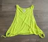 PINK Victoria's Secret Top Tank Yellow Neon Photo 0