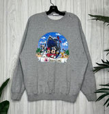 STAINED Vintage Disney Cruise Line Crewneck Sweatshirt Character Signatures XL Photo 0