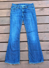 Citizens of Humanity Jeans Y2K Low Rise Flare Ingrid 002 Dark Wash‎ Size 28 Photo 0