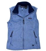 Vintage Patagonia Women’s XS Polartec Fleece Sherpa Vest Light Blue zip up Photo 0