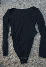 Black long sleeve bodysuit Photo 0
