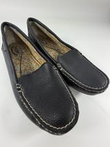 Eastland Daytona Black Leather Driving Loafers Comfort Moc Flats‎ Women’s 7 Photo 0