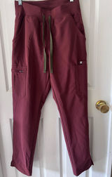 Yola FIGS Skinny Scrub Pants High-Waisted Walnut Photo 0