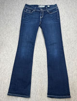 BKE Jeans Bootcut Womens 29R Addison Blue Denim Y2K Bling Western Cowgirl Boho Photo 0