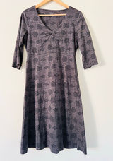 Toad&Co Brown Rosalinda Dress 3/4 Sleeve M Slub Athleisure Athletic Active‎ Photo 0