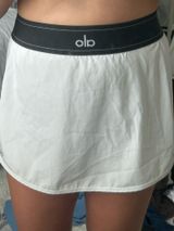 White Alo Tennis Yoga Skirt Photo 0