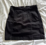 Black Free People Femme Modern Skirt Photo 0