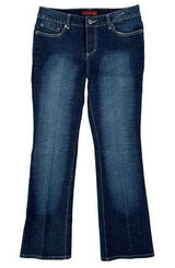 Hillard & Hanson Womens Jeans Size 6‎ Petite Faded Dark Wash Denim Bootcu… Photo 0