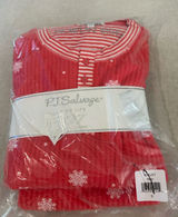 PJ Salvage Ski Jammie Classics Printed Pajama Set, red/white size XL NEW TAGS Photo 0