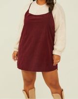 NEW Arula Burgundy Skirtall Dress Plus Size A / 1X NWT Photo 0