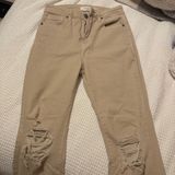 Hidden Jeans Pants Tan Color Photo 0