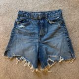 ZARA Denim Shorts High-Waisted Women’s Photo 0