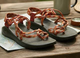 Chaco Z/Cloud X Strappy Hiking Sandals Standard Peach Orange Women's Photo 0