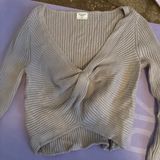 Abercrombie and Fitch Twist Front Sweater Photo 0