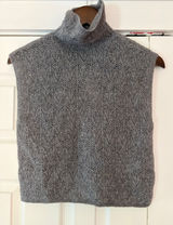 Abercrombie‎ & Fitch Merino Wool Blend Turtleneck Sweater Vest Grey XS Photo 0