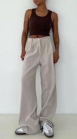 NEW Rumored Simon Pant | Cream Corduroy Photo 0