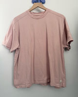 Vuori Women’s Large/XL Light Mauve Pink Short Sleeve Tee Oversized Relaxed Photo 0