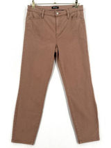 Buffalo David Bitton Havana Pants Women 10/30 Mauve Brown High Rise Ankle Skinny Photo 0