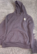 Carhartt Women's Relaxed Fit Hoodie Purple Size Medium Photo 0