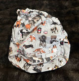 Vera Bradley Best In Show Puppy Dog Print Ditty Lined Tote Gym Bag 2020 Wet Dry Photo 0
