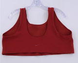 Nike Alate Minimalist Sports Bra Dark Red Low Support Scoop Neck Yoga Top Photo 0