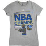 Adidas Golden State Warriors NBA Champs 2015 Graphic‎ T Shirt Womens Medium Gray Photo 0