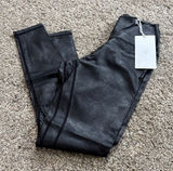 Colorfulkoala Black Faux Leather Leggings size small NWT Photo 0