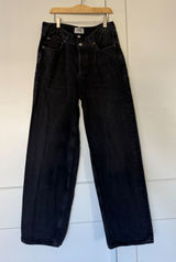 AGOLDE V-Waist Baggy Jeans 29 Washed Black Regenerative Cotton A208-1157 Photo 0
