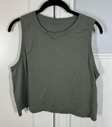 Lululemon swiftly breathe mesh crop tank in sage green San Francisco size 8 Photo 0