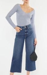KanCan Raya Ultra High Rise Wide Leg Jeans 30 Photo 0