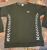Victoria’s Secret Pink Lace Up Sweatshirt Photo 0