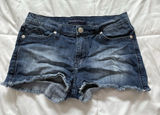 Vintage 90s Y2K Denim Micro Mini‎ Shorts Size 10 Preppy Girlie Baddie Grunge Photo 0