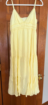 Sunday Edition Maxi Dress Yellow Size L Photo 0