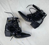 Boots Black Size 7 Photo 0