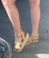 Yellow Platforms Sandals Photo 0