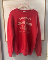 Gildan Griswold's Tree Farm Crewneck Graphic Red Photo 0