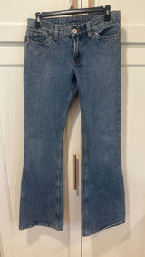 Lucky Brand Dungarees Womens 6/28 Blue Jeans Bootcut American Made Vintage Wash Photo 0