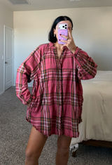 Pink we the free flannel Photo 0