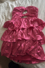 Pink Sparkly Homecoming Windsor Dress Photo 0