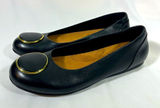 Softwalk Sonoma Halo Leather Ballet Flat Shoes S2257-001 Womens 8 Black Stylish‎ Photo 0