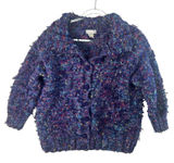 Emma Camusso Womens L Wool Blend Textured‎ Chunky Knit Cardigan Sweater Uruguay Photo 0
