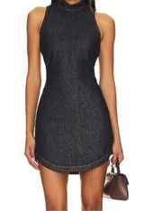 Amanda Uprichard x Revolve Marshall mini in Indigo Blue Photo 0