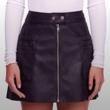 Pleather Mini Skirt Photo 0