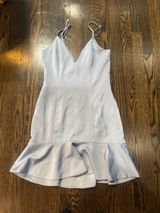 NBD light blue  Spaghetti Strap Slip Dress Photo 0